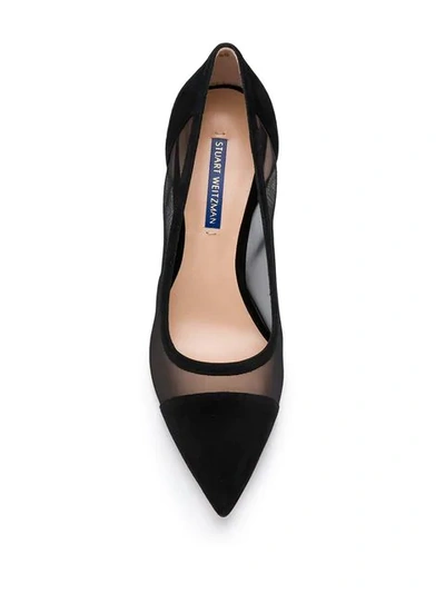 Shop Stuart Weitzman Monroe Pumps In Black