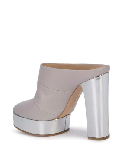 Shop Casadei Klassische Mules - Grau In Grey