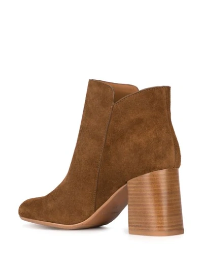 Shop See By Chloé Louise Medium Ankle Boots In Brown
