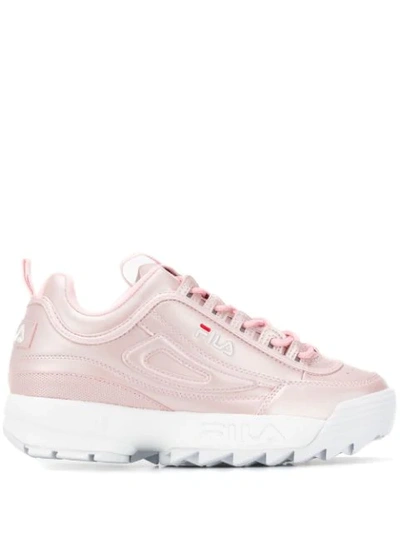 Shop Fila Low-top Sneakers In Pink