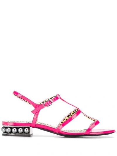 Shop Nicholas Kirkwood Casati Strap Sandals In Pink
