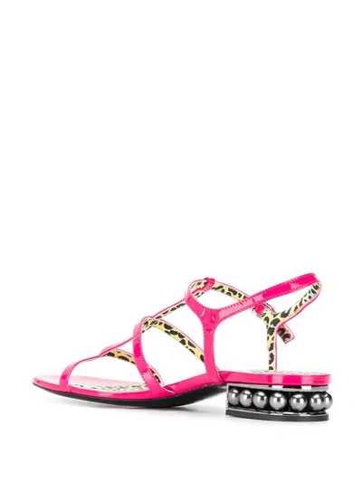 Shop Nicholas Kirkwood Casati Strap Sandals In Pink