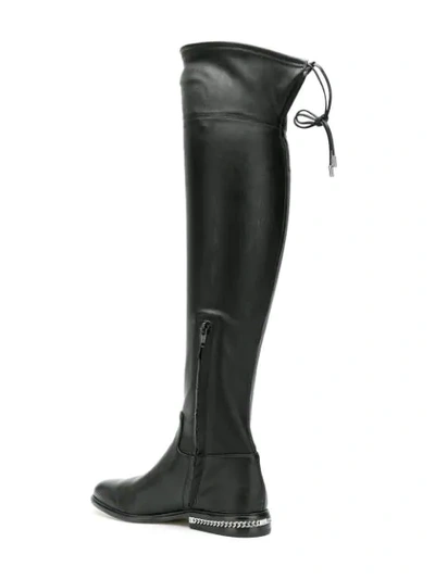 Shop Michael Michael Kors Jamie Stretch Boots In 001 Black