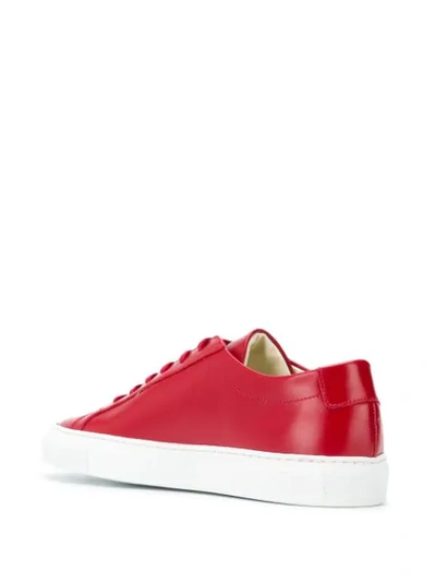 Shop Common Projects Achilles Low-top Sneakers In Red