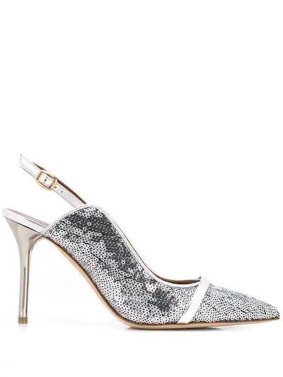 Shop Malone Souliers Marion Pumps In Silver
