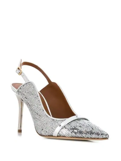 Shop Malone Souliers Marion Pumps In Silver