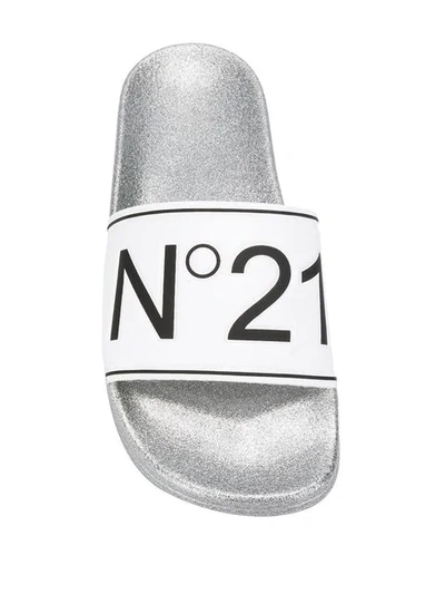 Shop N°21 Nº21 Logo Sliders - White