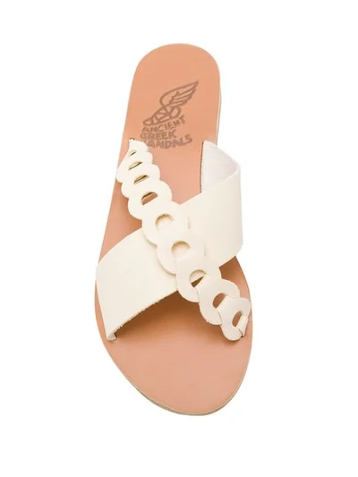 Shop Ancient Greek Sandals Thais Links Sandals In Neutrals