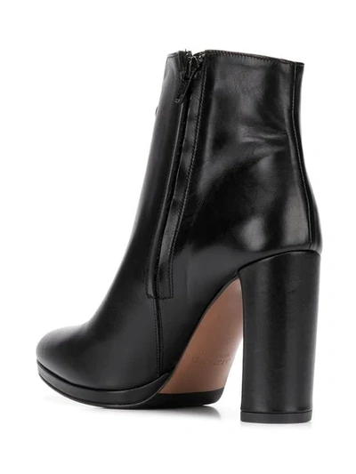 Shop Albano Round Stud Detail Boots In Black