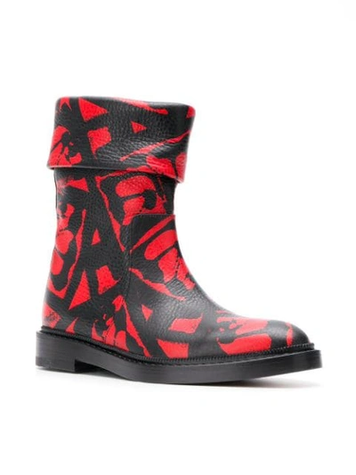 Shop Paul Andrew Rian Boots In Red
