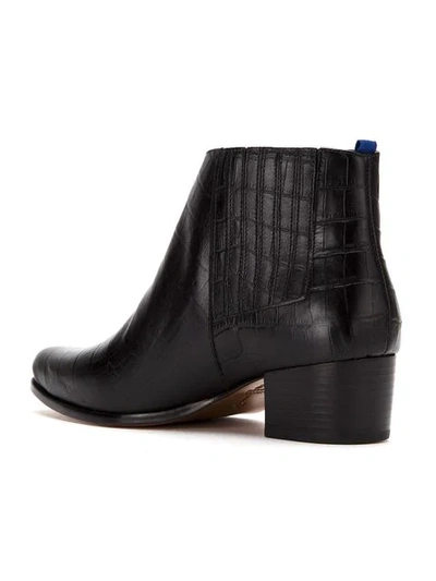 Shop Blue Bird Shoes Leather Country Boots In Black