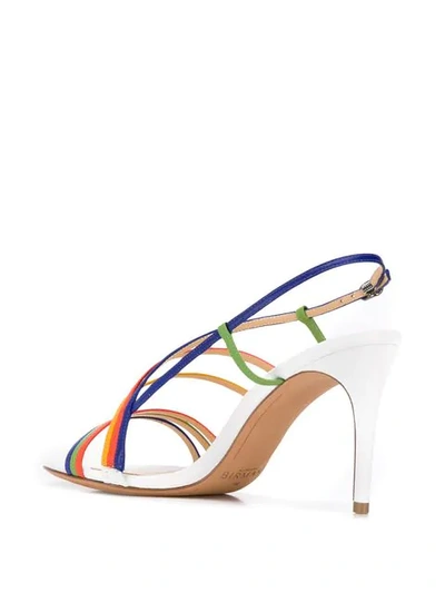 Shop Alexandre Birman 75 Strappy Sandals In White