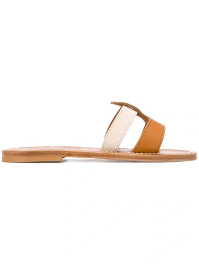 Shop Kjacques Thanos Sandals In Brown