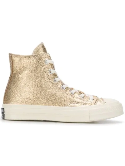 Shop Converse Chuck 70 Metallic Hi-top Sneakers