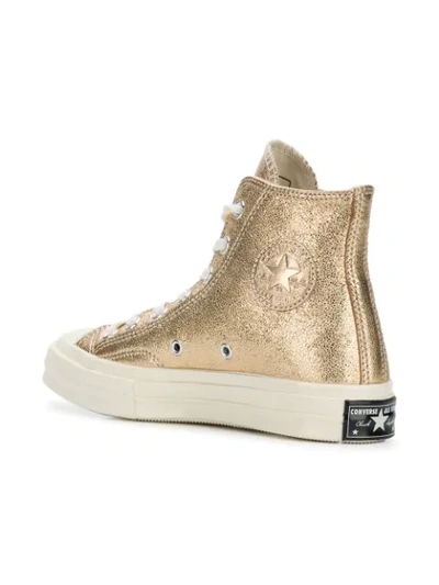 Shop Converse Chuck 70 Metallic Hi-top Sneakers