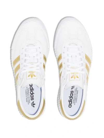 Shop Adidas Originals Sambarose Low-top Sneakers In White
