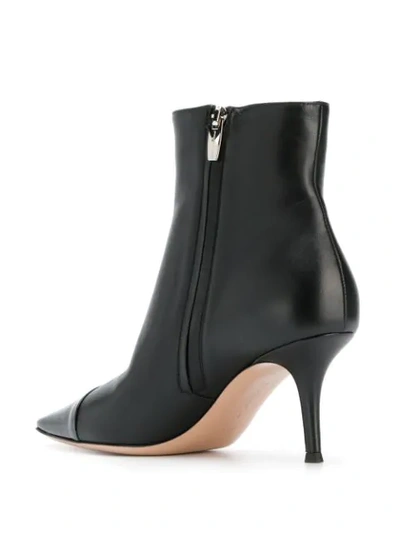 Shop Gianvito Rossi Lucy Ankle Boots In Black