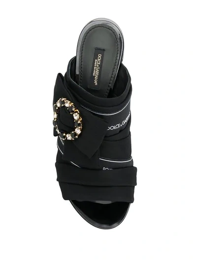 Shop Dolce & Gabbana Slip-on Sandals - Black