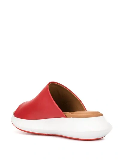 Shop Clergerie Chunky Slipper In Red