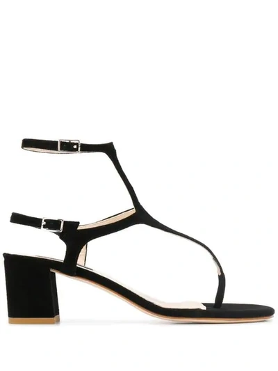 Shop Fabio Rusconi Thong Strap Sandals - Black