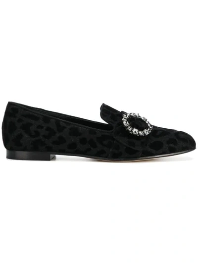 Shop Dolce & Gabbana Jackie Slippers In Black