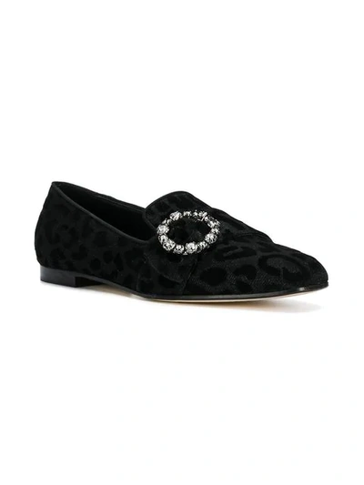 Shop Dolce & Gabbana Jackie Slippers In Black