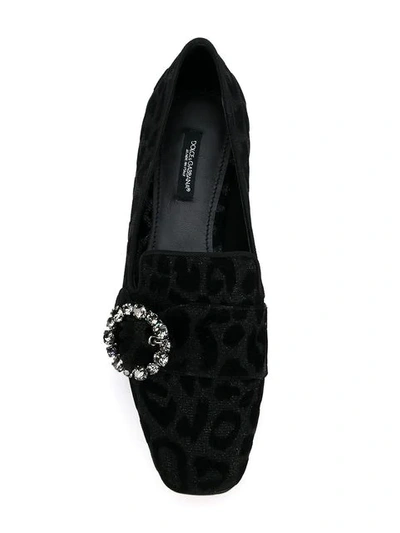 Shop Dolce & Gabbana Jackie Slippers In Black