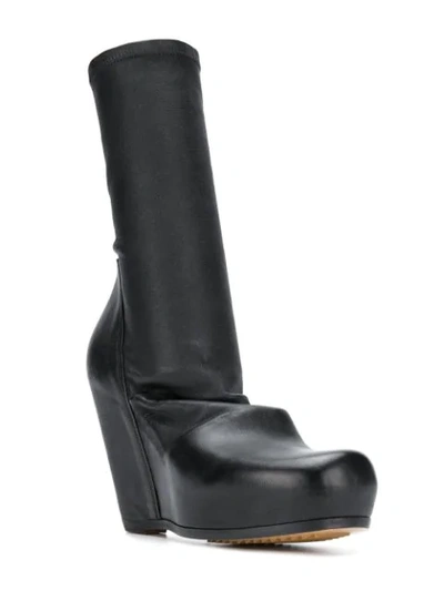 Shop Rick Owens Modern Slip-on Ankle Boot In Black