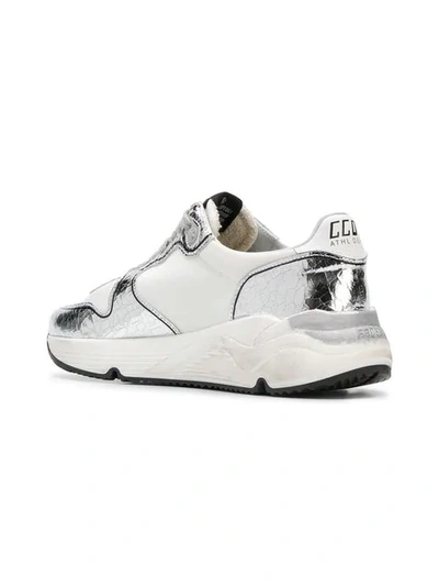 Shop Golden Goose Running Sole Sneakers In White