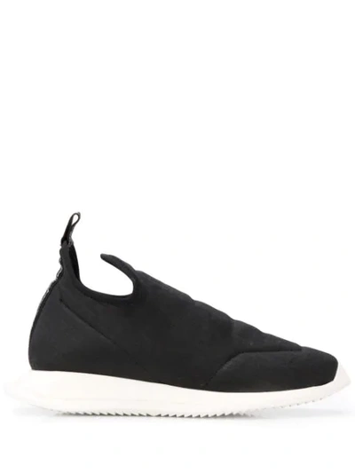 Shop Rick Owens Drkshdw Slip On Sneakers In Black