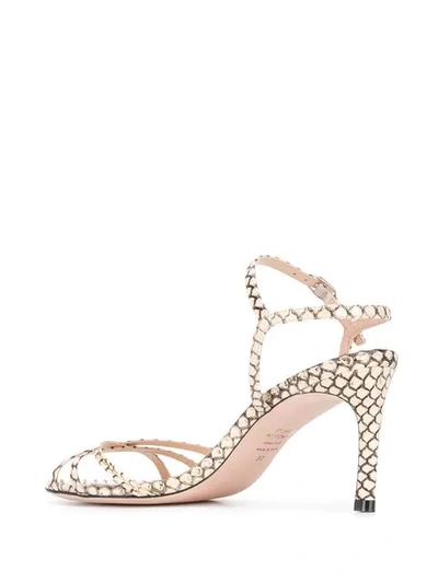 Shop Stuart Weitzman Starla Sandals - Neutrals