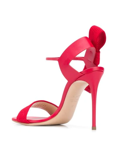 Shop Casadei Julia Aiko Sandals In Red