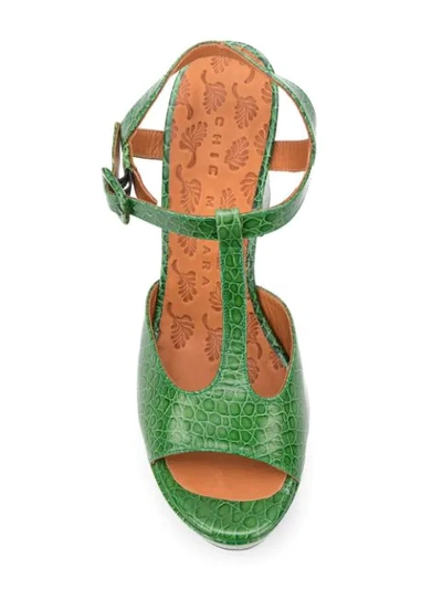 Shop Chie Mihara Favia Sandals In Green