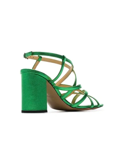 Shop Kalda Green Pip 45 Leather Sandals