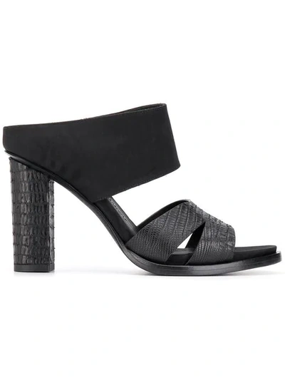 Shop A.f.vandevorst Block Heel Sandals In Black