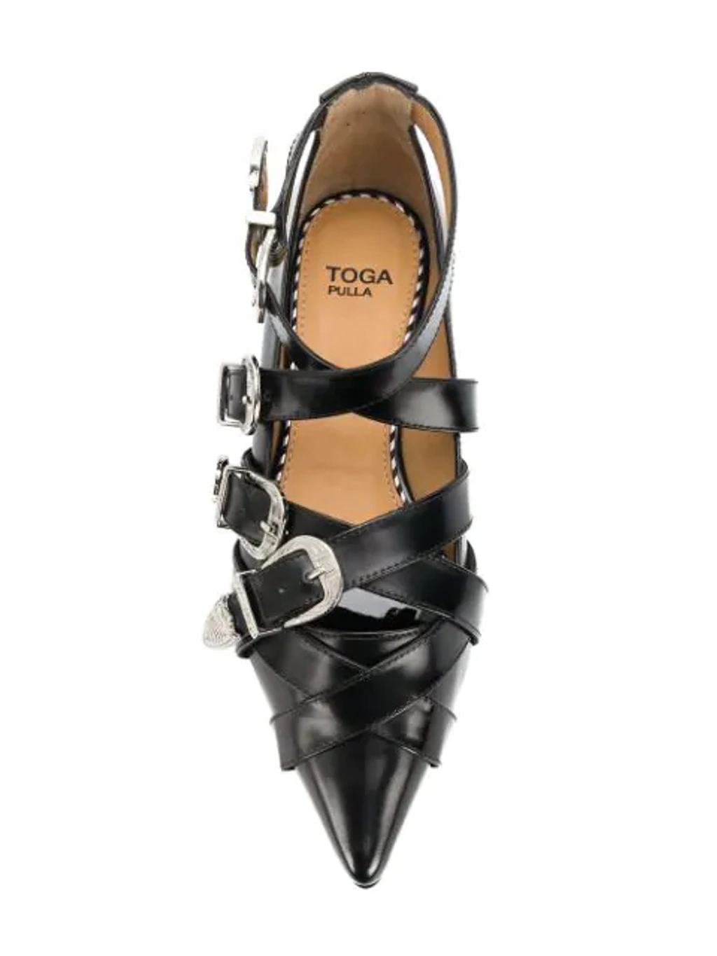 フラットシューズ Aj926 Flat Shoes - Toga Pulla - Black - Polido TOGA PULLA AJ926 - BLACK POLIDO / BLK | nubiantokyo | REVERSIBLE