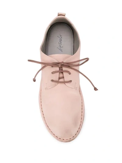 Shop Marsèll Round Toe Lace-up Shoes In Pink