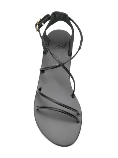 Shop Ancient Greek Sandals Meloivia Sandals In Black