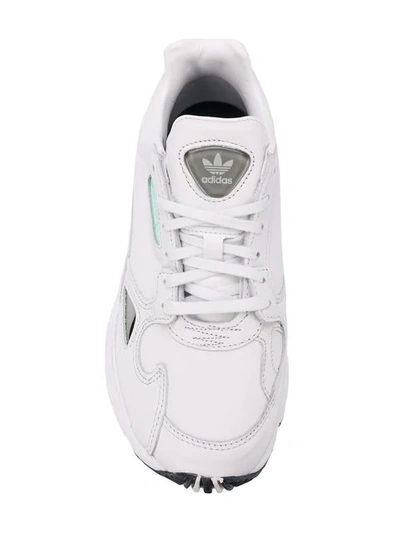 Shop Adidas Originals Falcon Sneakers In White