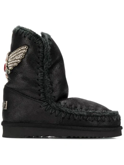 Shop Mou Eagle Eskimo Boots - Black