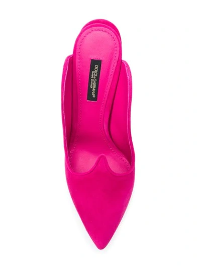 Shop Dolce & Gabbana Sabot Pumps In Pink