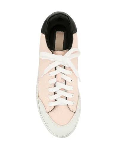 Shop N°21 Colour-block Sneakers In Pink