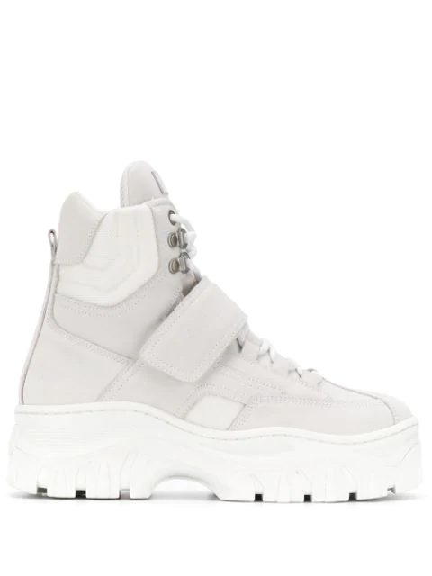 Msgm Stiefel Mit Plateau In 01 White Modesens