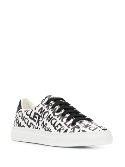 Shop Moncler New Leni Sneakers In White