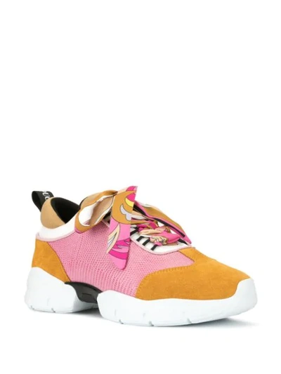 EMILIO PUCCI CITY WAVE SNEAKERS - 粉色