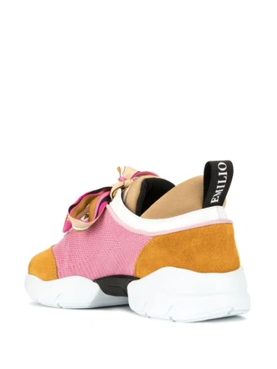 Shop Emilio Pucci City Wave Sneakers In Pink