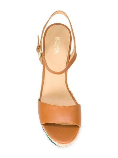 Michael kors fisher hot sale palm wedge