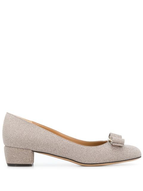 ferragamo glitter pump