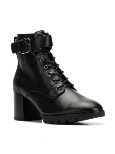Shop Hogl Ankle Strap Boots In Black