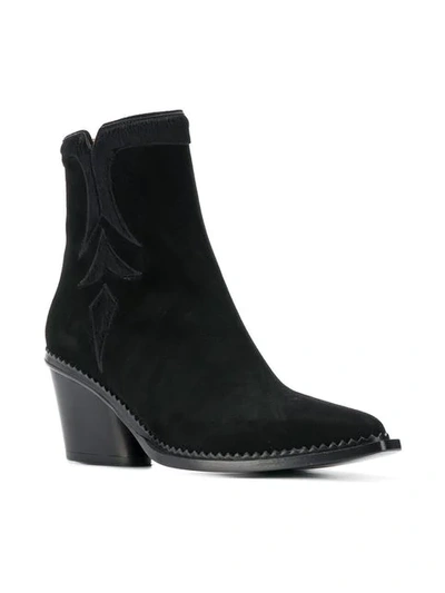 Shop Sartore Classic Cowboy Boots In Black